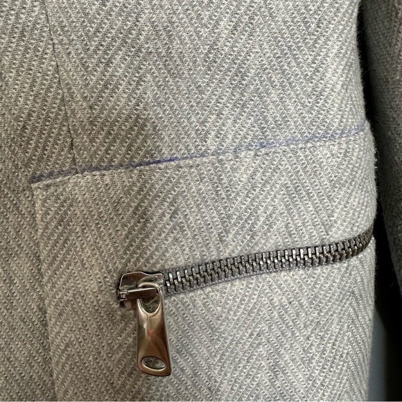 Zara Ladies Grey 3/4 Coat - Picture 7 of 8